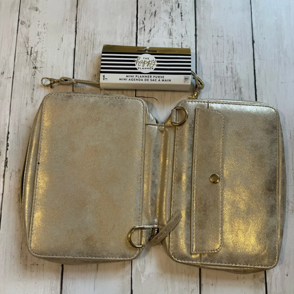 Happy Planner Gold Mini Planner‎ Purse
